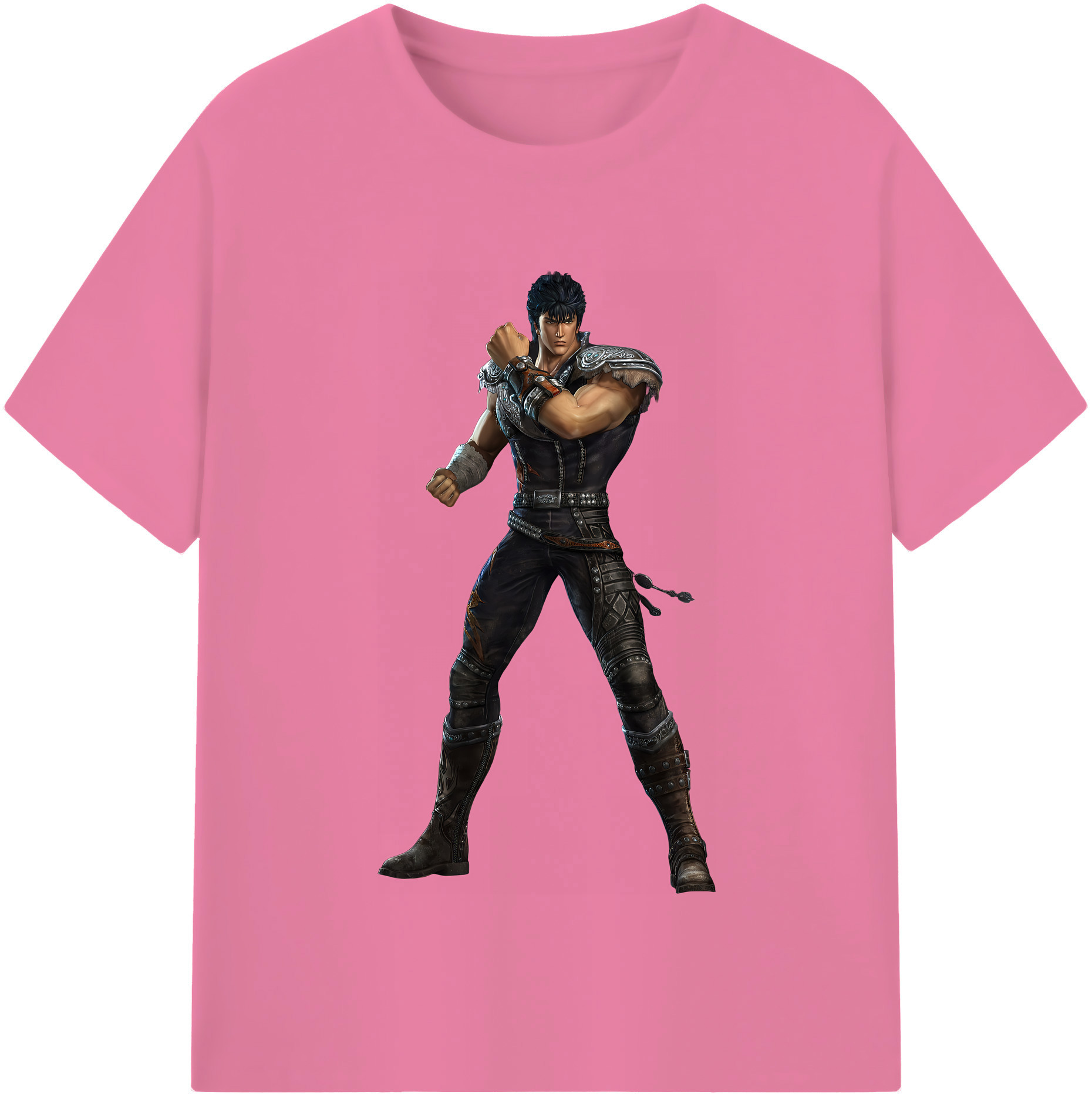 （画像用） 北斗の拳 Fist of the North Star 綿100％半袖Tシャツ（フロントプリント）